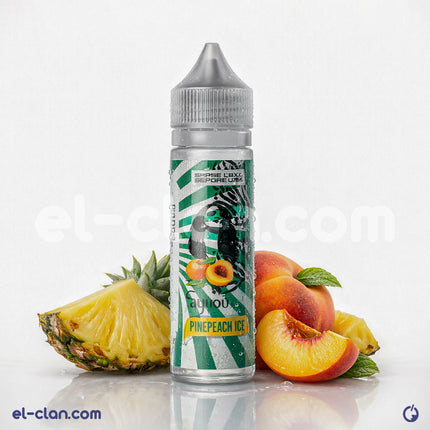 نقطة فيب 8Ball بينب Peach Ice فيروز وأناناس وخوخ، عبوة ليكويد محلي من ماركة 8ball E-Juice