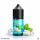 For Ca$h SaltNic Ice Gummy لبان نعناع in a vape liquid bottle from For Cash E-Juice, featuring mint-flavored gummy design.