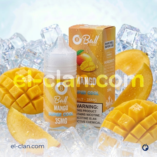 8Ball⁩ Super Cool SaltNic Mango مانجا ساقع جدا