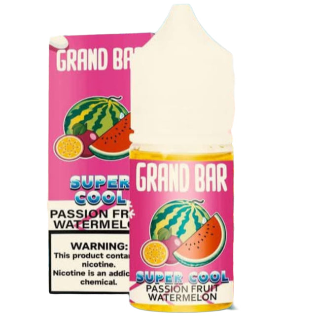 Grand Bar Super Cool SaltNic Passion Fruit Watermelon باشون فروت بطيخ ساقع