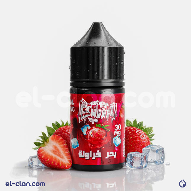 For Ca$h SaltNic Ice Strawberry vape juice in a local liquid flavor, featuring a refreshing ice strawberry flavor from For Cash E-Juice.