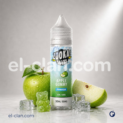 Zooka SaltNic Freeze Apple Gummy تفاح ساقع