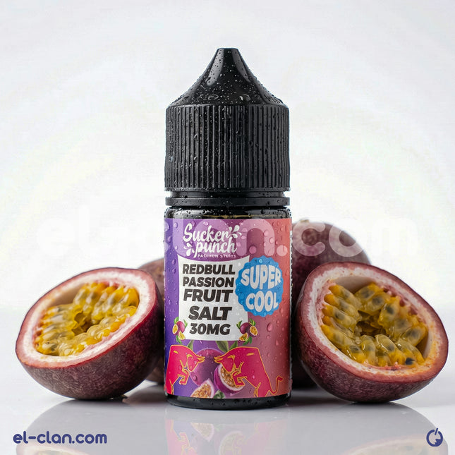 سائل فيب سكر بانش سولتنيك برتقالة ريد بول بوشون فروت من Sucker Punch E-Juice، عبوة 30 مل مع طعم فواكه منعش ومشروب طاقة
