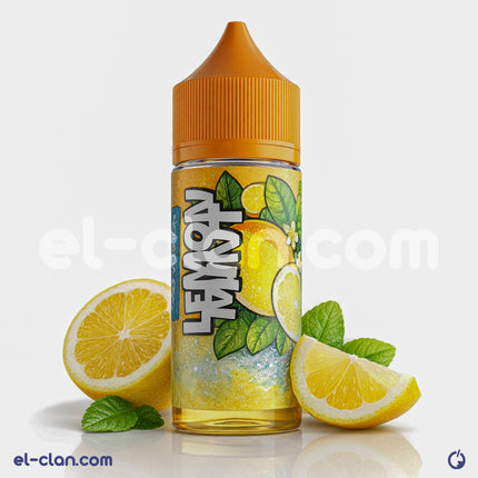 My Cloud E-Juice SaltNic in Super Cool Lemon Mint flavor, featuring a lemon and mint flavored vape liquid in a clear bottle.