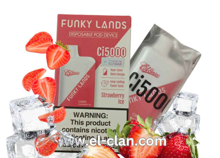Funky Lands 5K Strawberry Ice فراولة ساقع