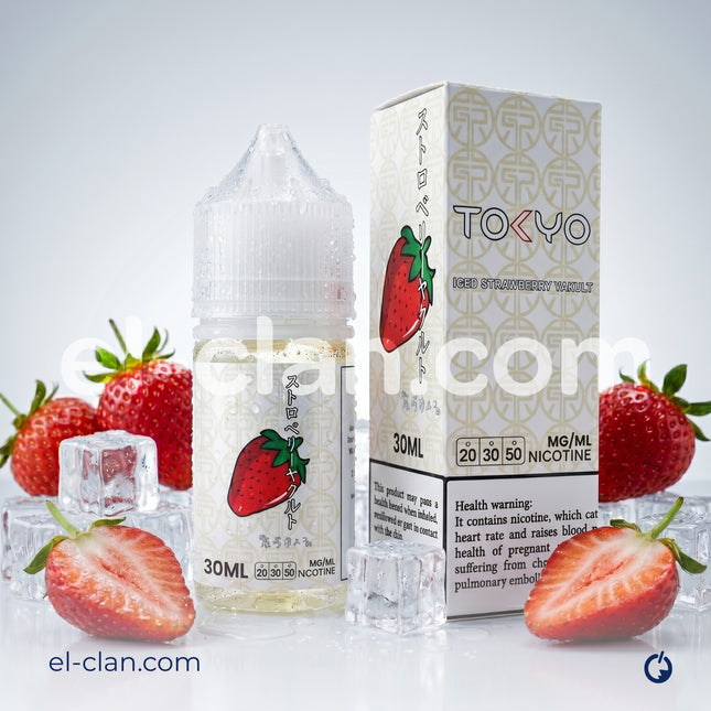 Tokyo SaltNic Iced Strawberry   فراولة ساقع