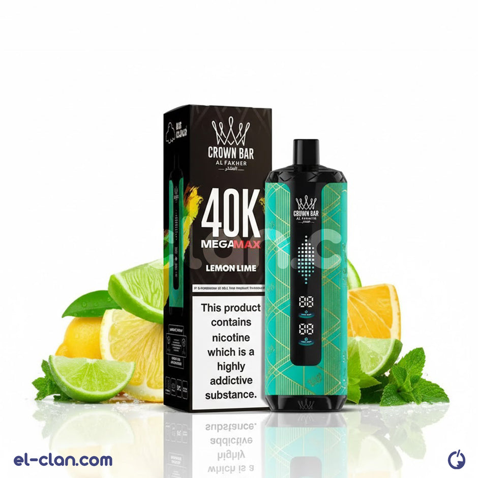 Al fakher Mega Max 40k Lemon Lime Disposable ليمون – الكلان فيب