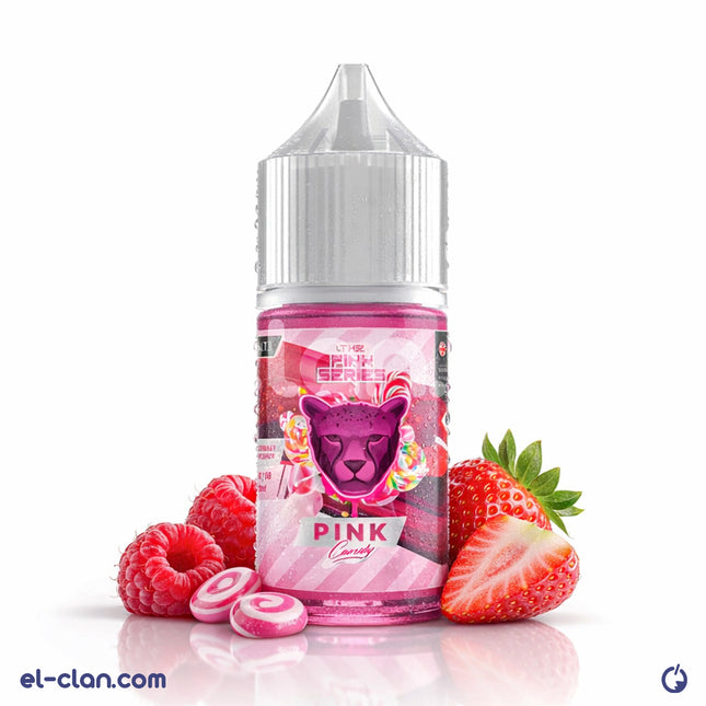 مستحضر ليكويد فيب نكهة بينك بانثر وردي من ماركة Pink Panther، عبوة لملء أجهزة السجائر الإلكترونية