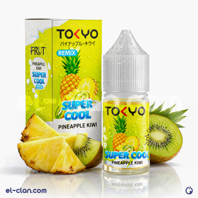 Tokyo SaltNic Super Cool Pineapple Kiwi اناناس كيوي