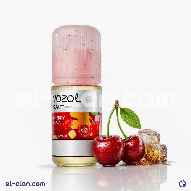سائل فيب نيكوتين فوار موصل بنكهة كريز كولا من Vozol E-Juice، عبوة مستوردة بحجم 25 مل.