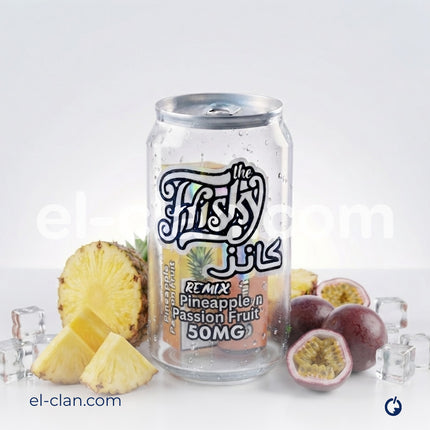 Frisky SaltNic Remix Cans Pineapple Passion Fruit اناناس باشون فروت ساقع