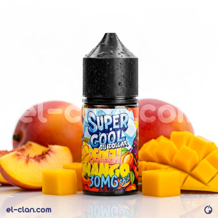 سائل فيب نيكوتين نكهة مانجو خوخ من DollarBlends E-Juice، عبوة سائلة بتركيبة فريش ومنعشة لمن vaping