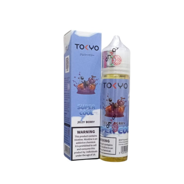 Tokyo Super Cool Jelly Berry عنب فراوله كريز توت ساقع جدا