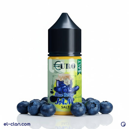 Euro SaltNic Blue Bery Jam مربي التوت الازرق