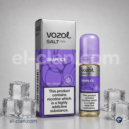 Vozol SaltNic Grape Ice عنب ساقع