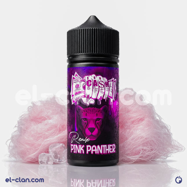 For Ca$h Pink Panther فيب ليكويد محلي from For Cash E-Juice, pink-colored e-liquid bottle with vibrant label.