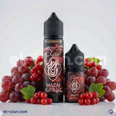 Mazaj ريد واين فيب ليكويد محلي من Mazaj E-Juice, showing the e-liquid bottle with red wine flavor label.