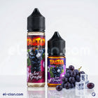 Faster Ice Grape flavored e-liquid bottle from Faster E-Juice, featuring vibrant grape imagery and clear labeling.
