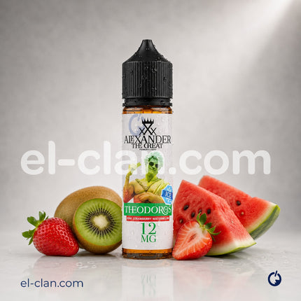 Alexander Theodoros Kiwi Strawberry Watermelon Ice فراوله بطيخ كيوي ساقع