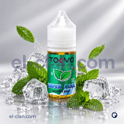 Tokyo SaltNic Super cool Mighty Mint نعناع ساقع