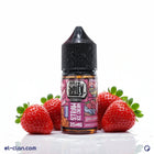 Sprinkles Salty Straw Ice Cream vape liquid by Sprinkles E-juice, pink strawberry flavor in a 30ml bottle.