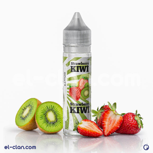 سائل فيب كيوي وفراولة من 8ball E-Juice، عبوة ليكويد محلي بنكهة فواكه منعشة وملونة