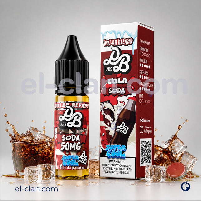 Dollar Blends Super Cool SaltNic Cola Soda كولا ساقع