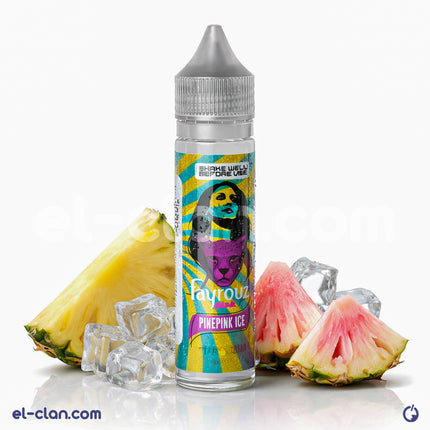 8Ball PinePink ice فيب ليكويد محلي, فيروز غزل بنات مع نكهات منعشة وساقعة، عبوة مميزة من علامة 8Ball E-Juice