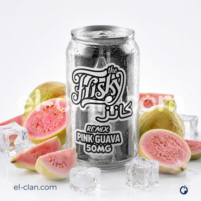Frisky SaltNic Remix Cans Ice pink Guava جوافه ساقع