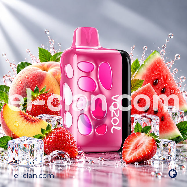 Vozol Rave 40k Strawmelon Peach Disposble خوخ فراولة بطيخ