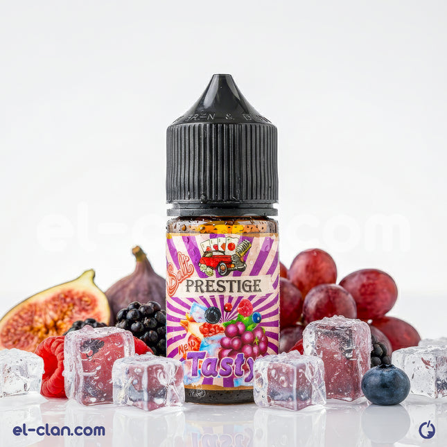 Prestige Saltnic Tasty Ice  عنب توت ساقع