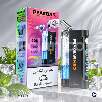 PeakBar H2O 40K Mintelo Disposable بطيخ نعناع