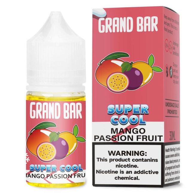 Grand Bar Super Cool SaltNic Mango Passion Fruit