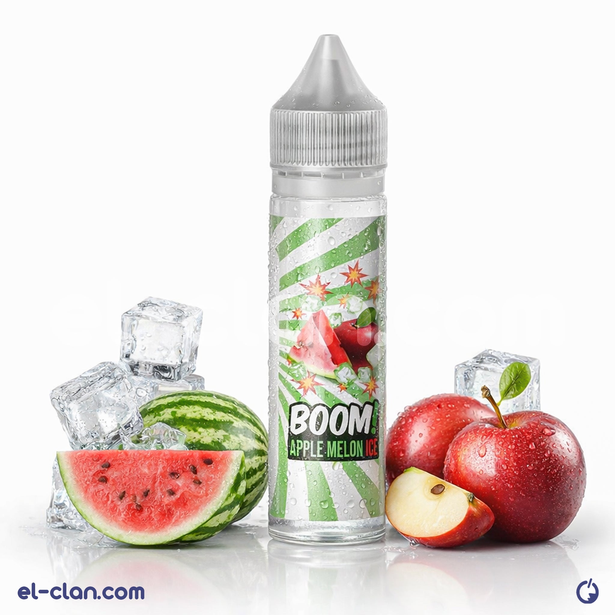 apple watermelon vape juice Shop Apple Watermelon Ice BLVK Fuji Salt Nic E-Juice 30ml main image 1