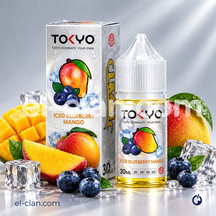Tokyo SaltNic Iced Blueberry Mango توت مانجو ساقع