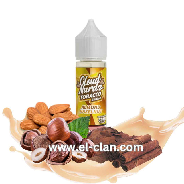 Cloud Nurdz Tobacco Almond Hazelnut Cream كريمة التبغ واللوز والبندق