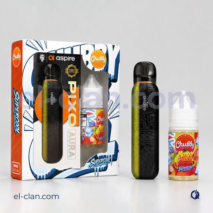 Aspire Pixo Aura + Chubby اسباير بيكسو اورا