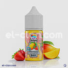 سائل فيب من Shield e-juice بنكهة مانجو وفراولة باردة، عبوة زجاجية مع طعم منعش ونكهة فواكه لذيذة