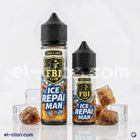 نظام فيب بيبسي ساقع من FBI E-Juice، زجاجة ليكويد محلي بنكهات الثلج والبيبسي، مع عبوة سوداء وشفافة.
