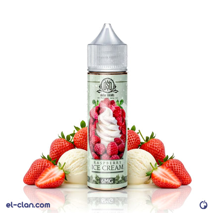 DollarBlends Strawberry Ice Cream in a vape liquid bottle, showcasing the flavorful strawberry ice cream flavor for vaping.