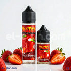 Faster Ice Strawberry فيب ليكويد محلي e-juice in a clear bottle with strawberry and ice flavor, branded Faster E-Juice.