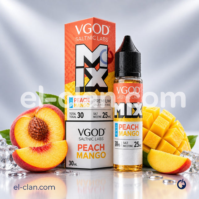 VGOD SaltNic Iced Peach Mango ⁩⁩ مانجو خوخ ساقع