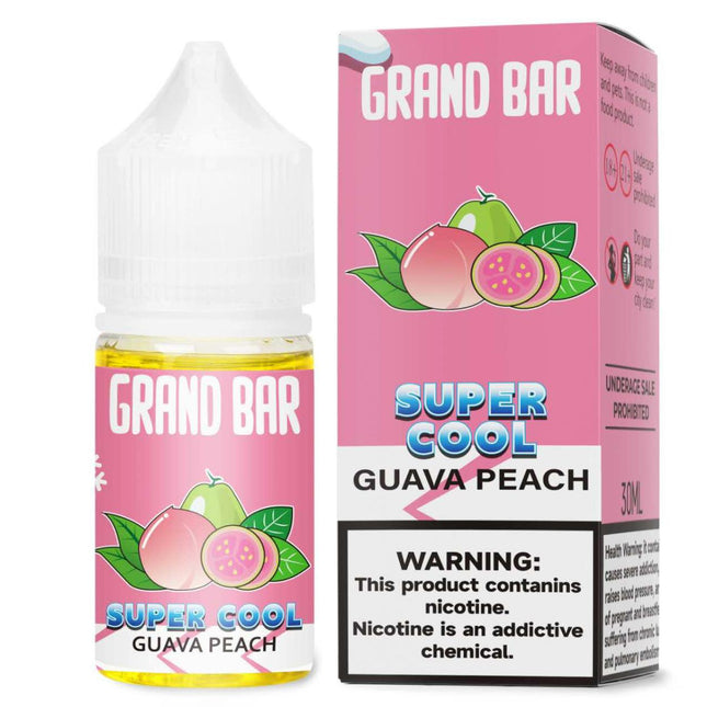 Grand Bar Super Cool SaltNic Guava Peach