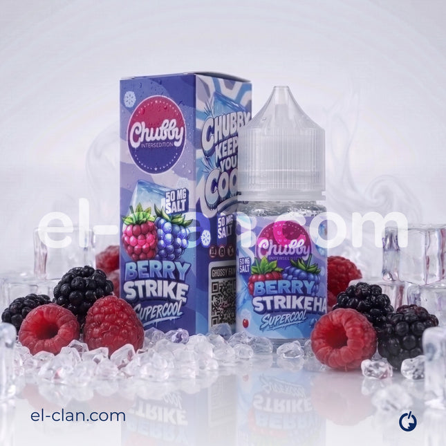 Chubby SaltNic Super Cool Berry Strike توت ساقع جدا