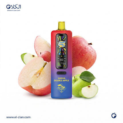 Tugboat Royal Pro 40K Shisha Double Apple Disposble تفاحتين شيشة