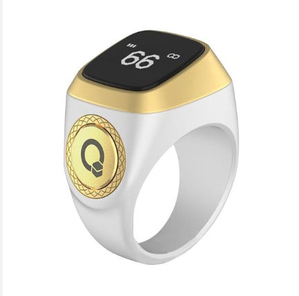 خاتم تسبيح ذكي من كلان الفيب، تصميم تريند متنوع مع عداد ذكي لعدد التسبيح في صورة واضحة.