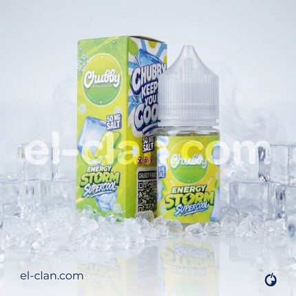Chubby SaltNic Super Cool Energy Storm طاقة ساقع جدا