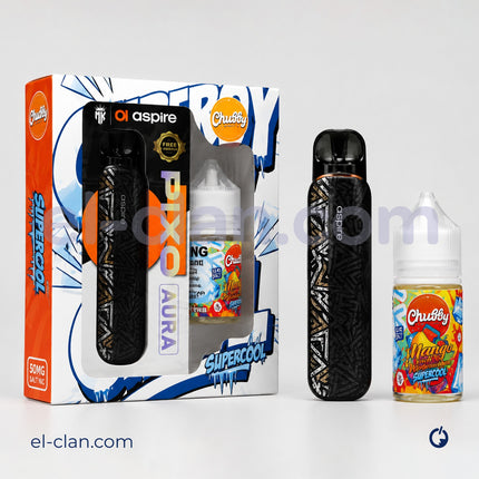 Aspire Pixo Aura + Chubby اسباير بيكسو اورا