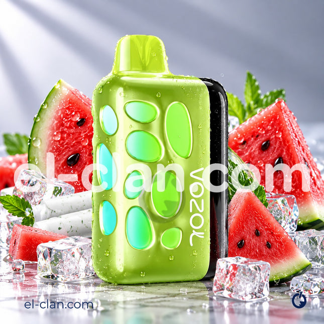Vozol Rave 40k Watermelon Bubble Gum Disposble لبان بطيخ