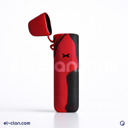 Oxva covers for Oxva devices, rubber protective case for vape tools from Klan Vape, showing a black silicone design.